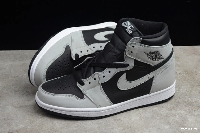 Air Smoke Jordan 1 Grey White Black Light High 555088-035 Retro 0715